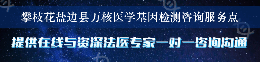 攀枝花盐边县万核医学基因检测咨询服务点